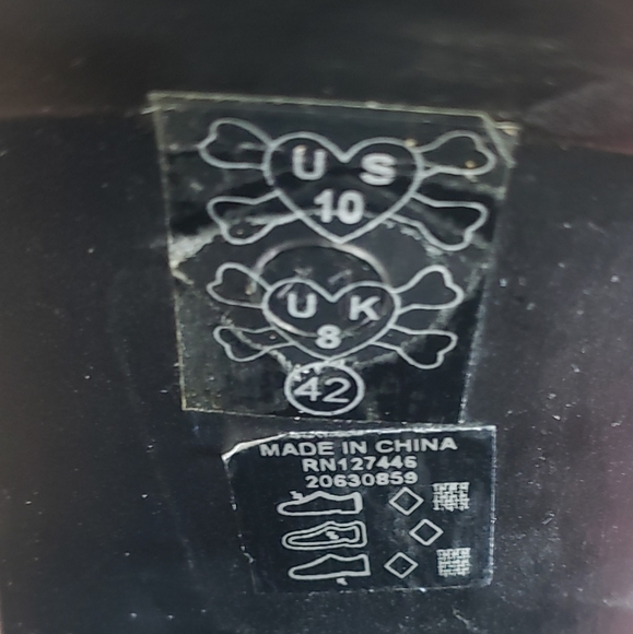 Iron Fist suede platform boot creature ofthe night - Picture 6 of 7